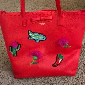 Kate spade on purpose red tote